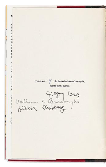 Corso, Gregory (1930-2001) Mindfield: New and Selected Poems, Signed Limited Edition.